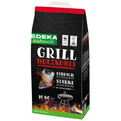 EDEKA zuhause Holzkohle Grillkohle, 10 kg