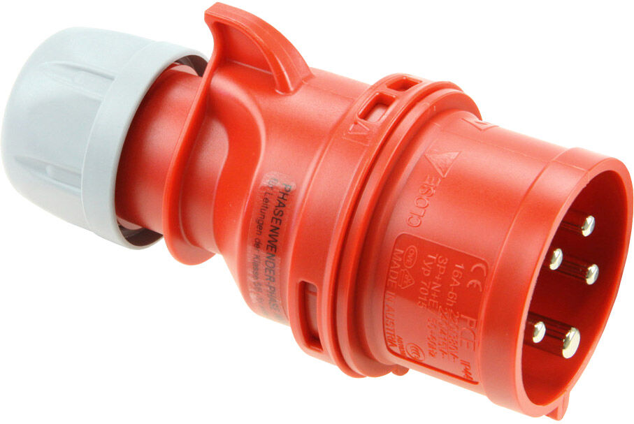 PCE Pc Electric Cee Stecker 32a 5pol Rt Mit Phasenwender