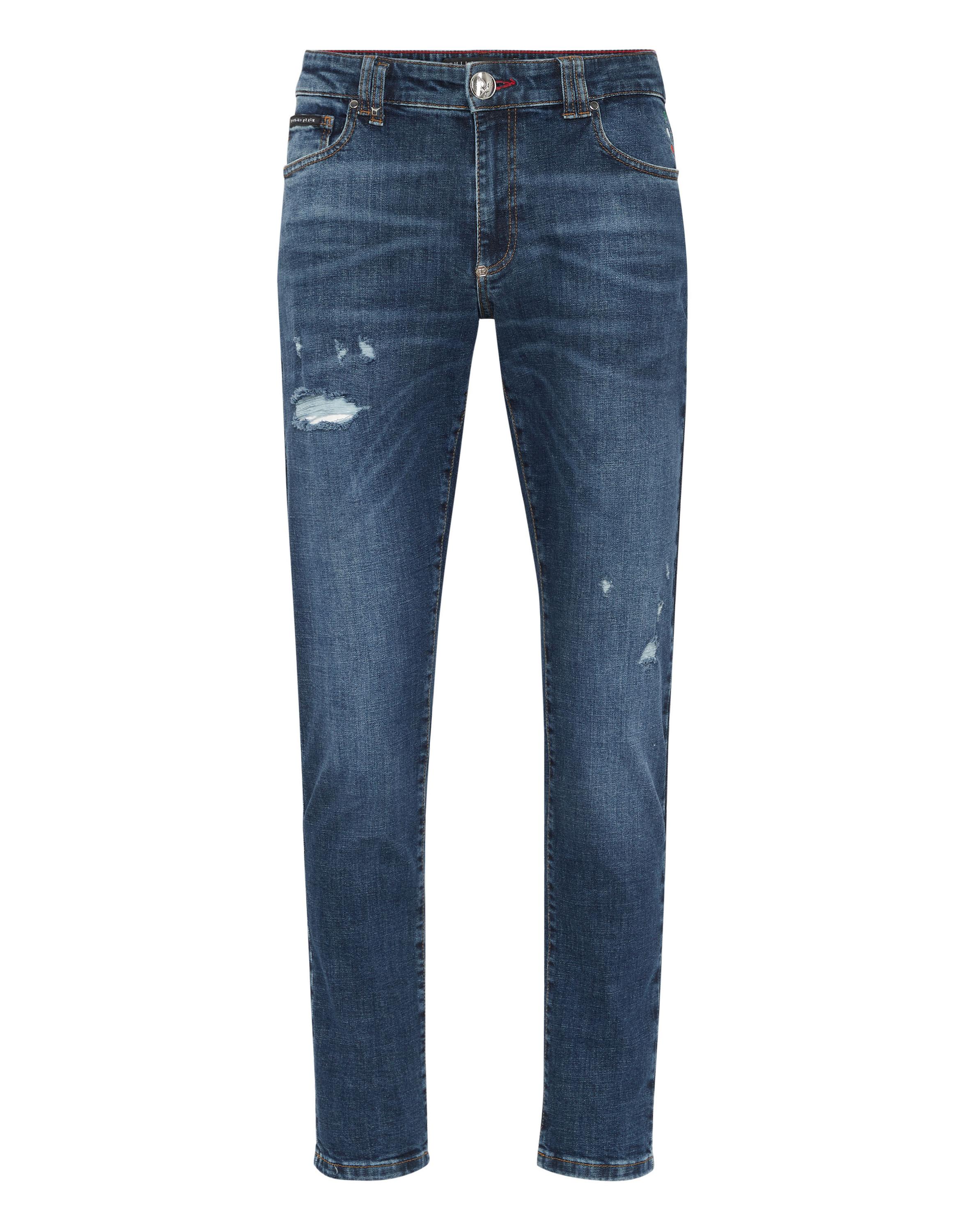 Destroyed Slim Fit Jeans
