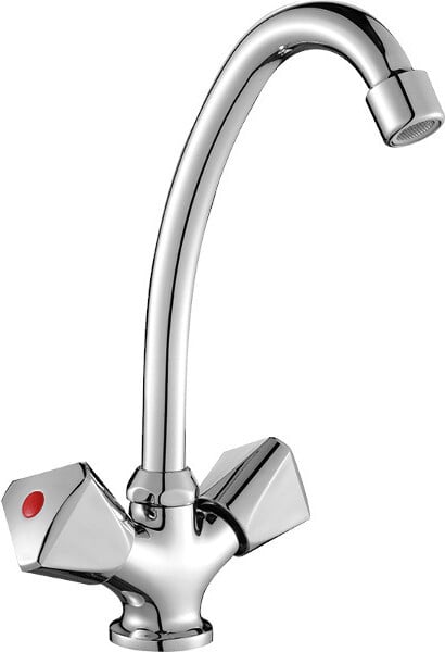 Kuchinox Keukenmengkraan met draaibare uitloop, chroom