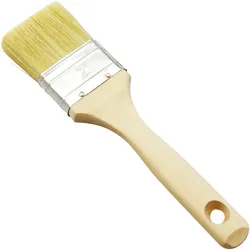 Flachpinsel 50 mm (Fassung) - Größe 2", Holz, Stahl, braun