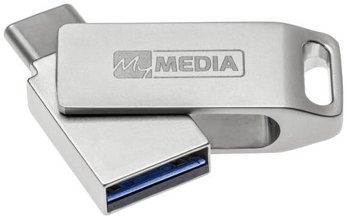 MyMEDIA My Dual USB 3.2 Gen 1 /USB C Drive 128GB USB-Stick 128GB Silber 69271 USB-A (USB 3.2 Gen 1), USB-C