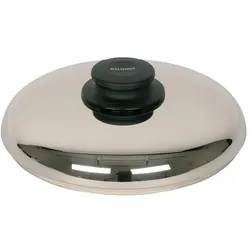 Kelomat Deckel für Pfanne Grillmeister Ø24 cm Edelstahl