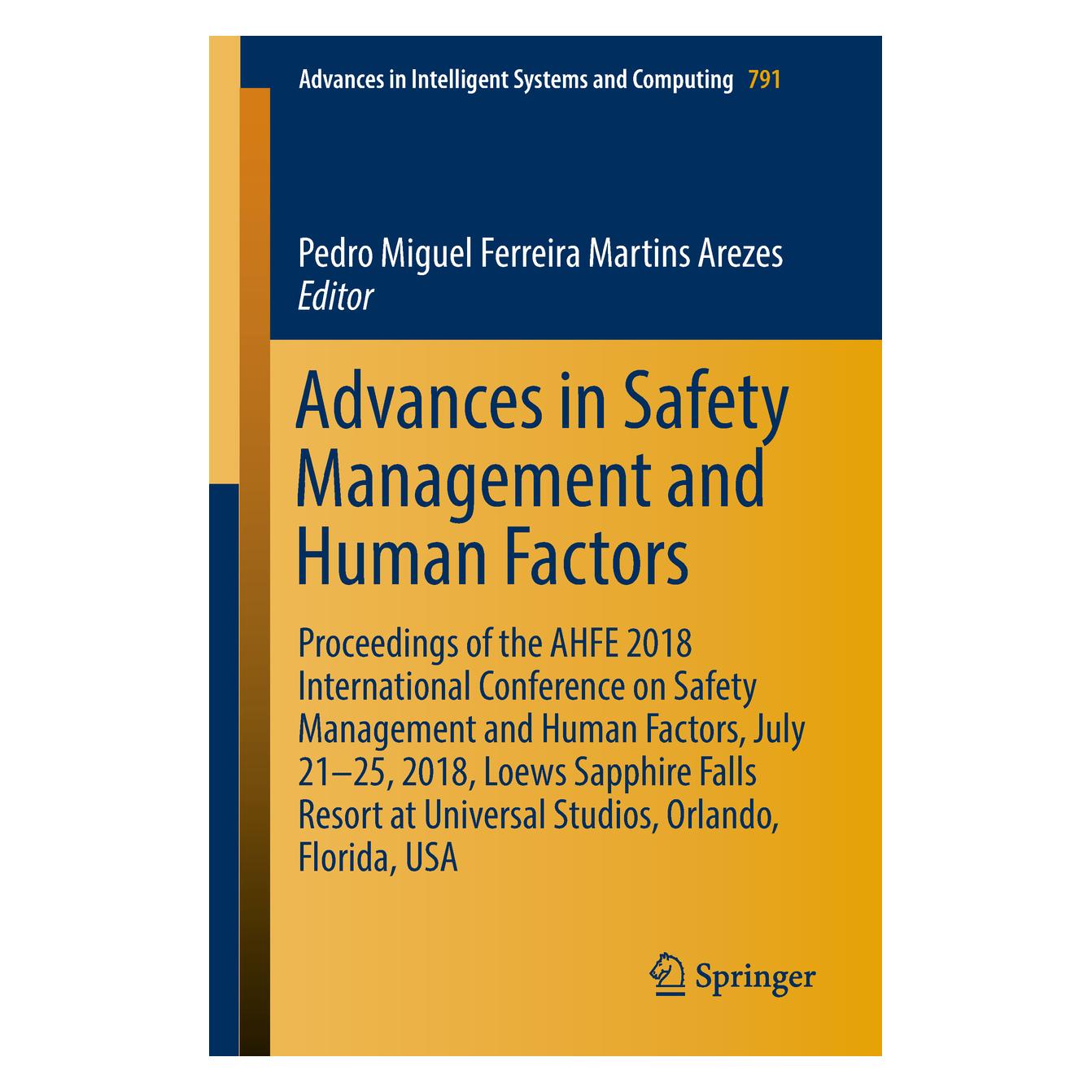 Springer Advances in Safety Management and Human Factors (Englisch, Softcover, Pedro Miguel Ferreira Martins Arezes) (55988210)