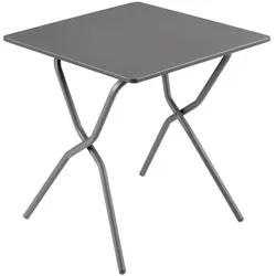 Lafuma Mobilier Klapptisch Balcony II 64 x 70 cm Stahl Silber Titan