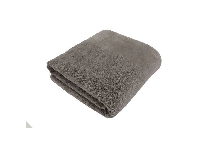 Living Home Badetuch Softfeel anthrazit Baumwolle 95 x 180 cm - Badetuch