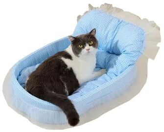 Inspire Essentials Princess Plush Pet Sofa Bed For Cats And Small Dogs 1