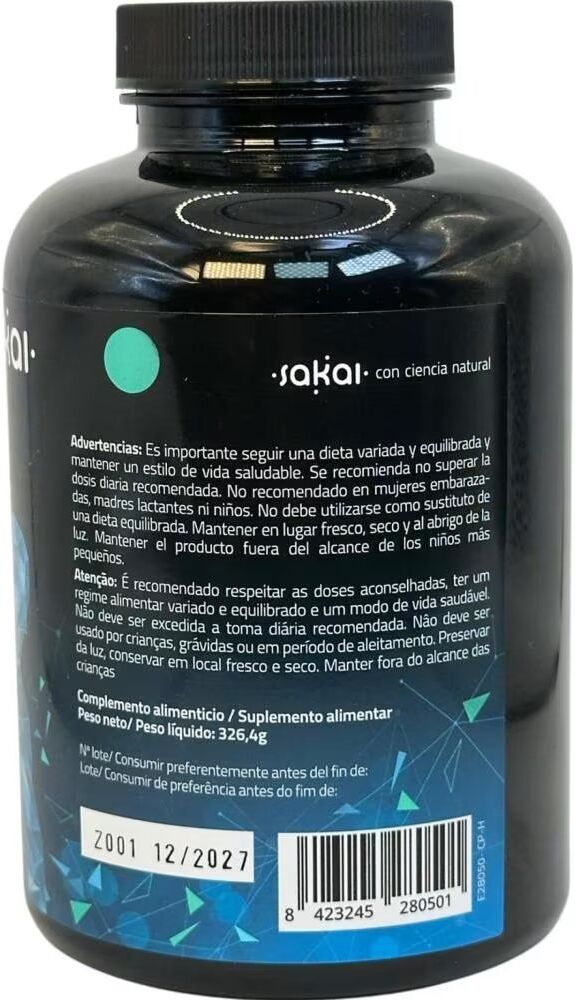 Sakai Creatina Monohidrato Creapure 240 Comprimidos Talla Única Unisex
