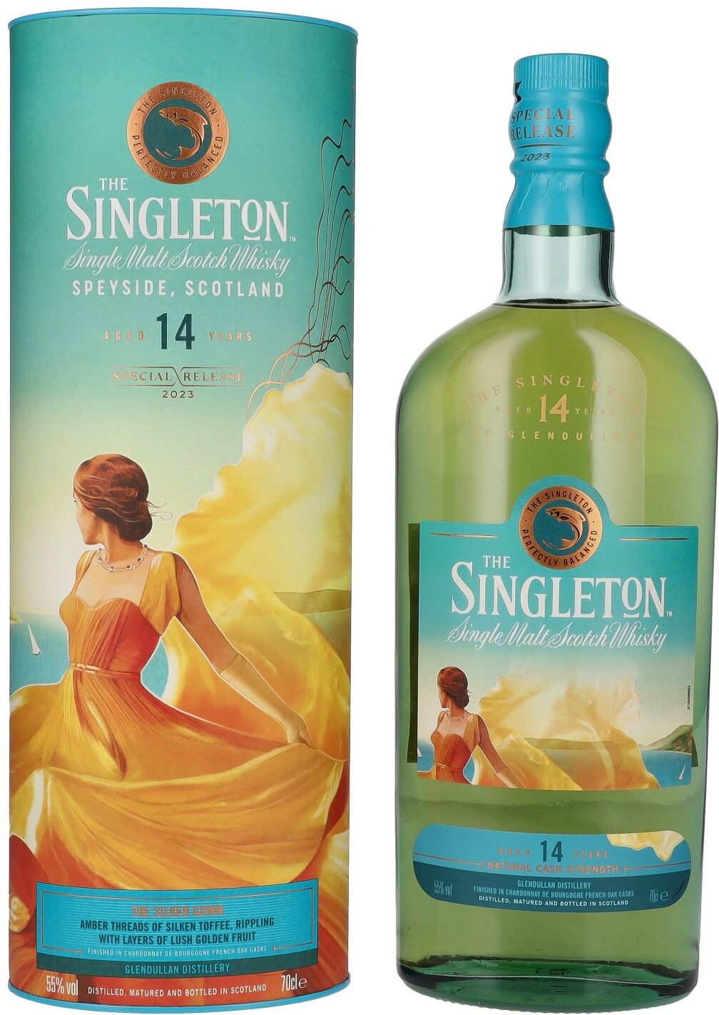 Glen Ord The Singleton 14 Years Old The Silken Gown Speyside Single Malt Special Release 2023 55% Vol. 0,7l in Geschenkbox