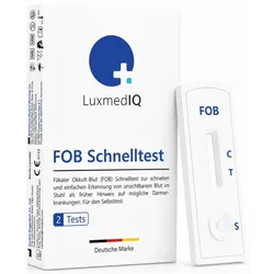 LuxmedIQ FOB Test Darmkrebs Vorsorge für Zuhause 2 St