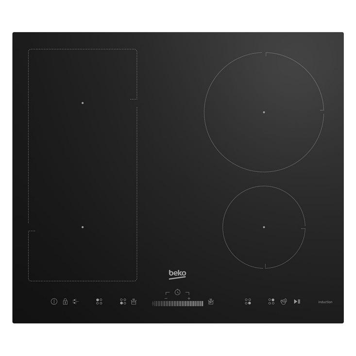 Beko HII64500UFT Kochfeld Integriert Zonen-Induktionskochfeld 4 Zone(n) (58 cm, Induktionskochfeld) (HII64500UFT)