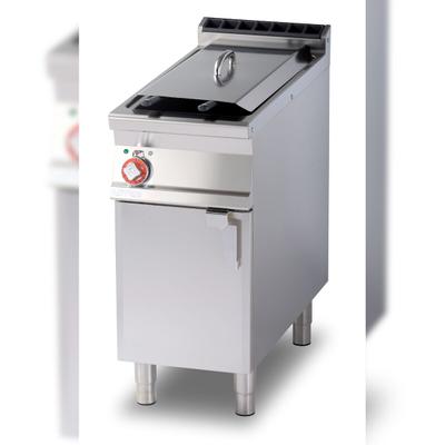 Redcook Gas Friteuse 1 Becken von 25 LT. Struktur aus rostfreiem Stahl. Abmessungen 40x90 h90 cm. Modell F25-94G