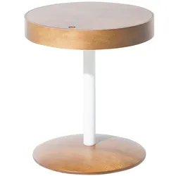 BEISTELLTISCH Holz dunkelbraun 40 cm Oregon