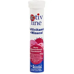 ACTIVLINE Multivit.m.rote Johannisb. Brausetabl. 20 St