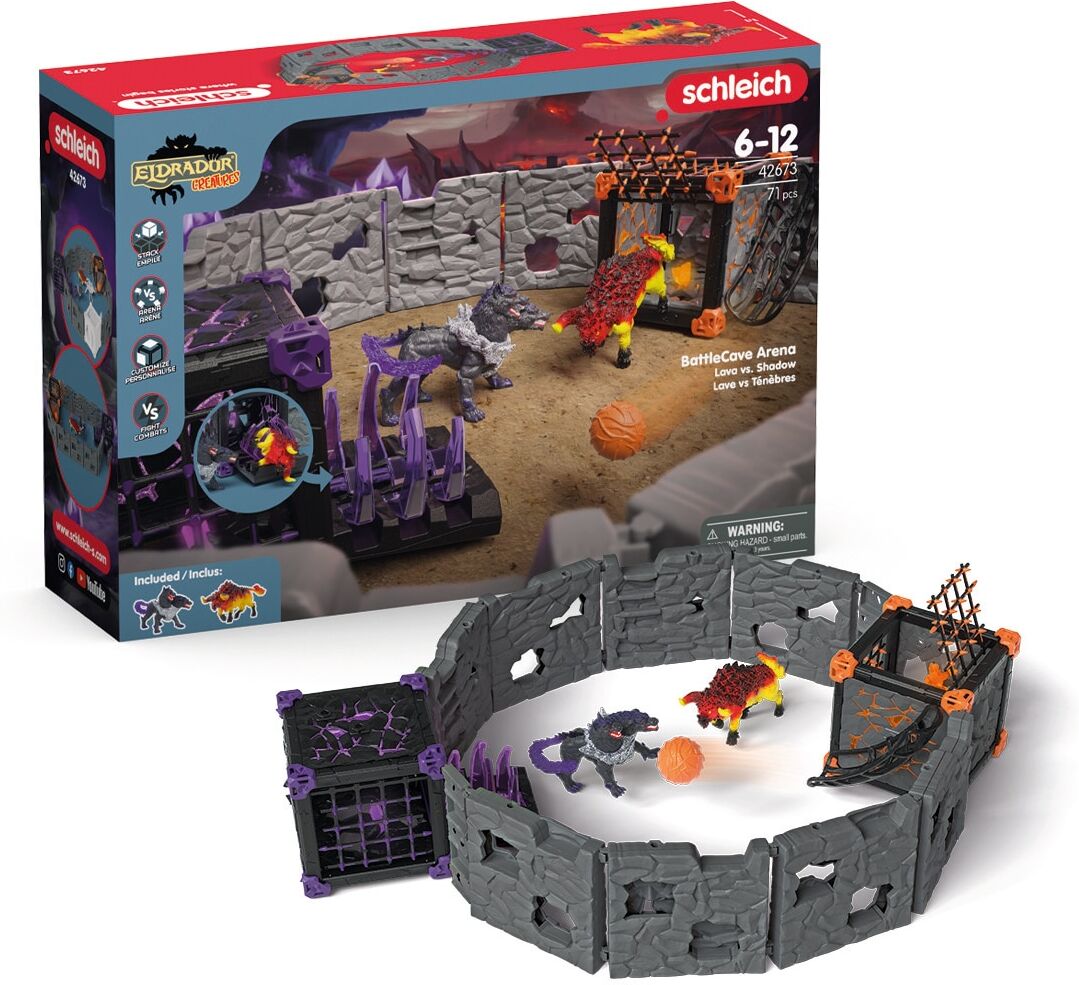 Schleich Playset BattleCave: Arena de Combate lava contra sombra .