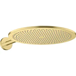 Hansgrohe AXOR ShowerSolutions Kopfbrause 350 1jet mit Brausearm, Brushed Brass