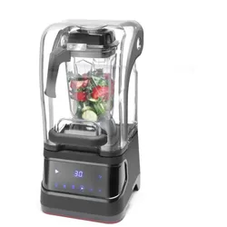 HENDI Digitaler Mixer mit Schallschutzhaube, 2,5L, Schwarz, 220-240V/1680W, 250x...