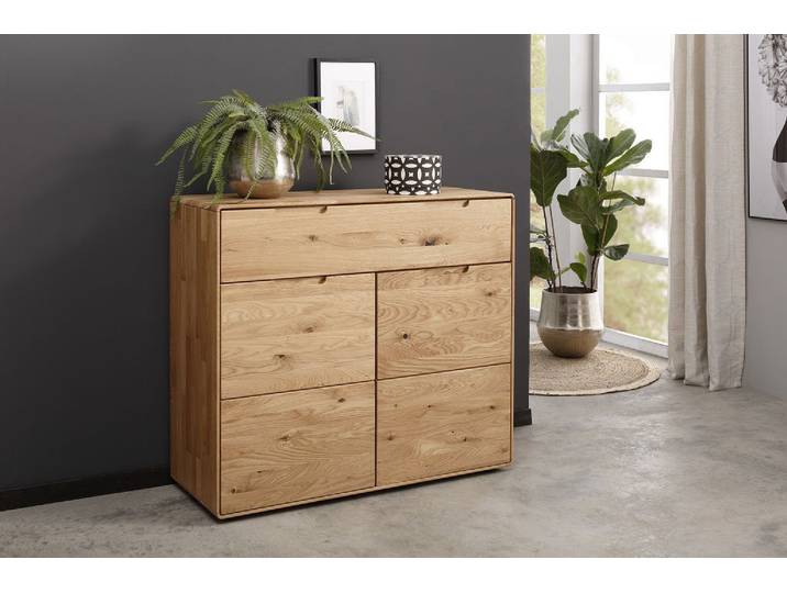 Kommode 100x91cm 'Kent' Wildeiche massiv