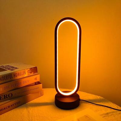 Uplifted Finds Modern Ring Table Lamp With Three Color Dimming Touch Control Modern Ring Table Lamp With Three Color Dimming Touch Control