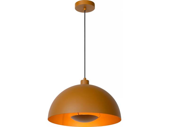SIEMON lampe suspendue jaune 1xE27 40W Lucide