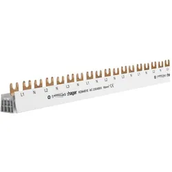 Hager, Verteilerschrank Zubehör, HAG KDN451E Phasenschiene 16qmm 3P+N, 57M