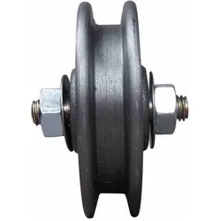HBS Betz, Zubehör Türbeschlag, Schiebetorrolle 120 mm Stahl verzinkt 100 kg 11/13 mm