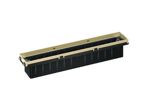 Dallmer Douchegoot CeraFrame Individueel messing mat, 300 x 50 mm