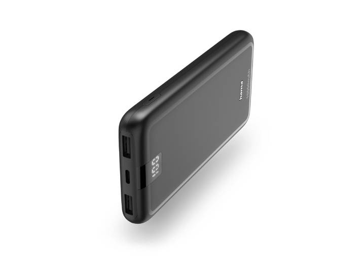 Hama Performance 10 Power Pack 10.000 mAh Powerbank Grijs