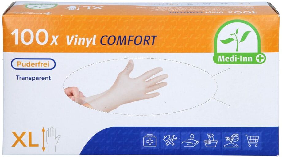 Handschuhe Einmal Vinyl puderfrei Xl