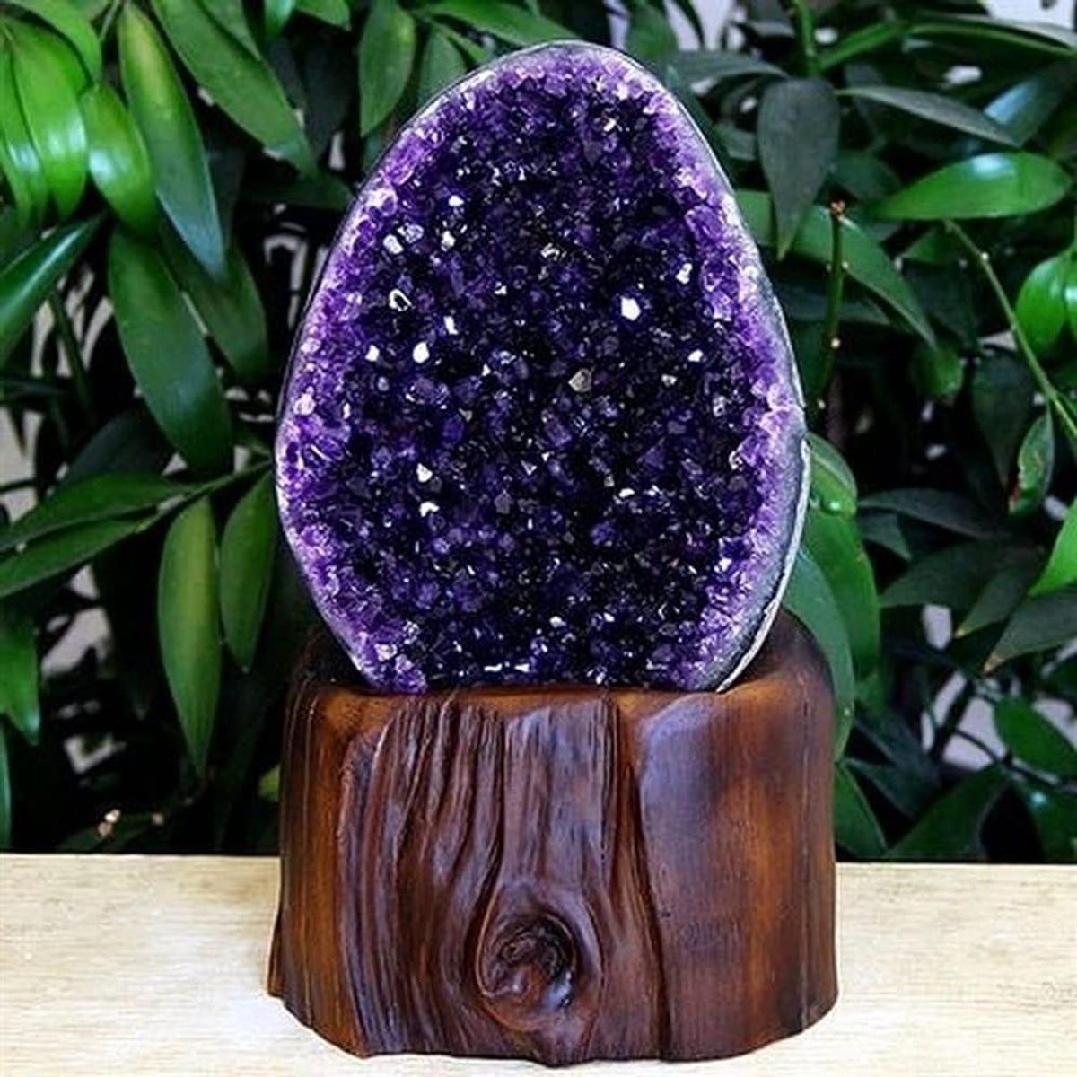 Amethist Geode Cluster - Natuurlijke Paarse Kristal voor Energie Healing - 300g