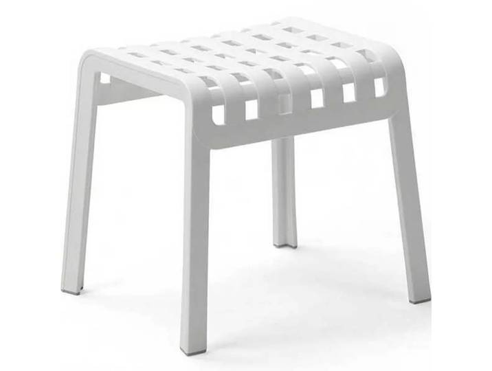 NARDI outdoor - Garten Hocker Poggio weiss, 55 CM