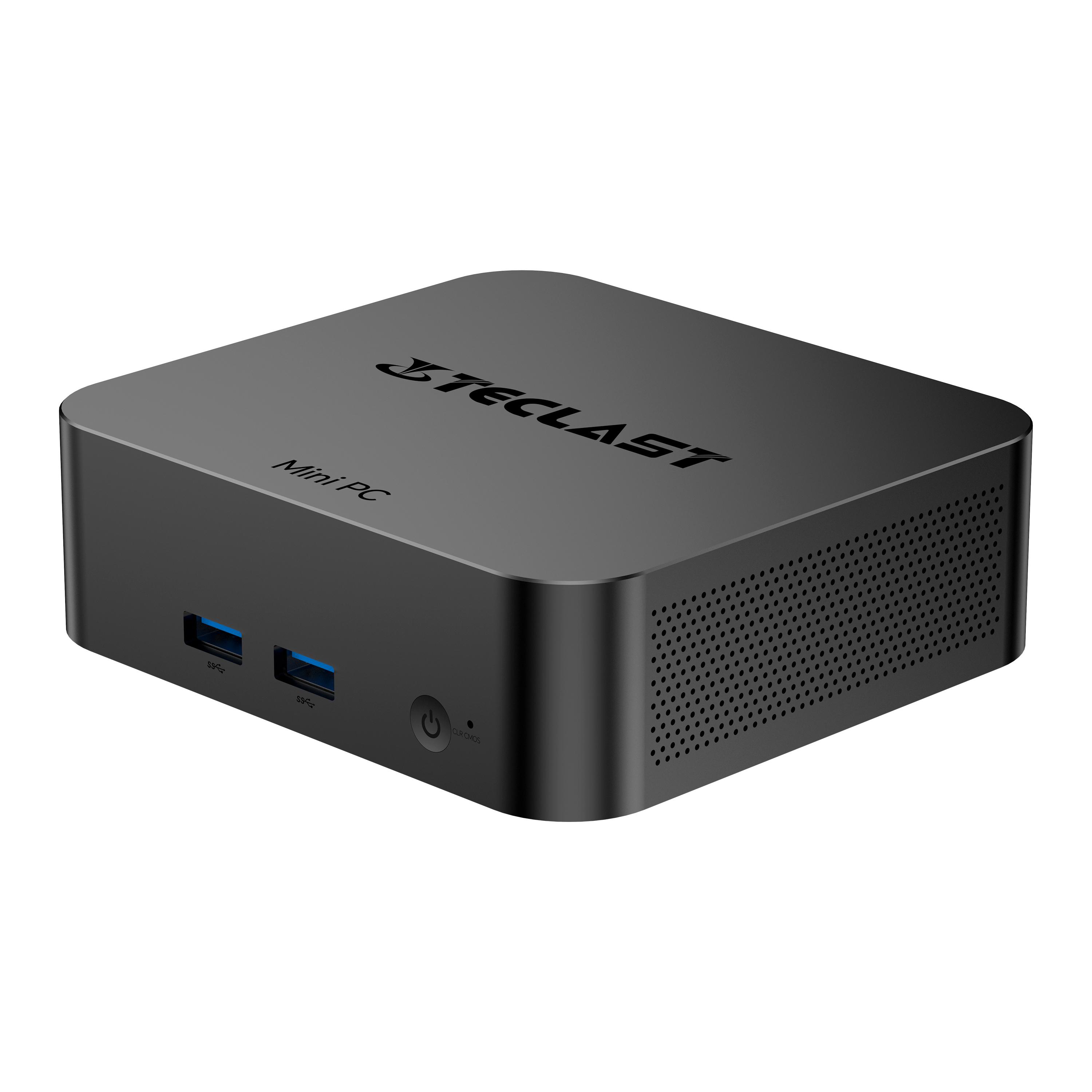 TECLAST N20Pro Mini Desktop-PC, 16GB DDR4 512GB SSD, Intel N95,WiFi6, BT5.0, HDMI x2, Type-C x1, 4K Display x3 verbinden,für Familie, Büro, Schule
