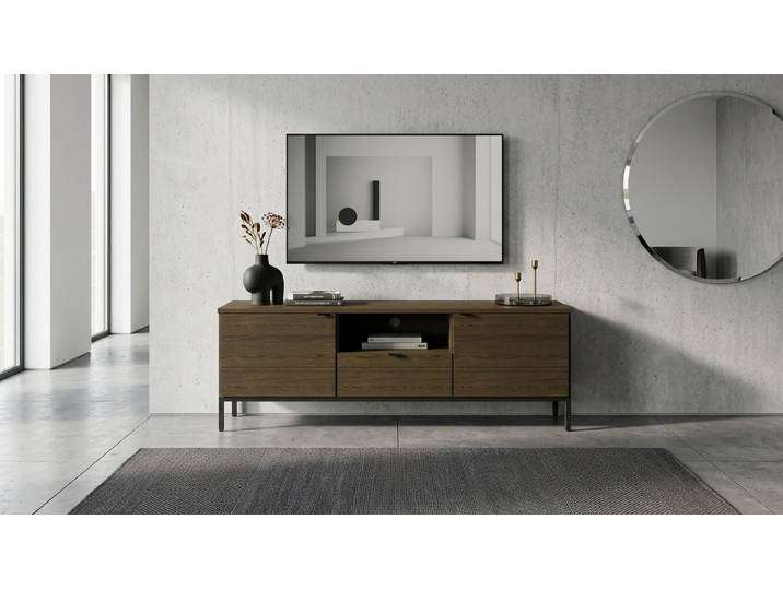 TV Möbel Eiche Wenge geölt