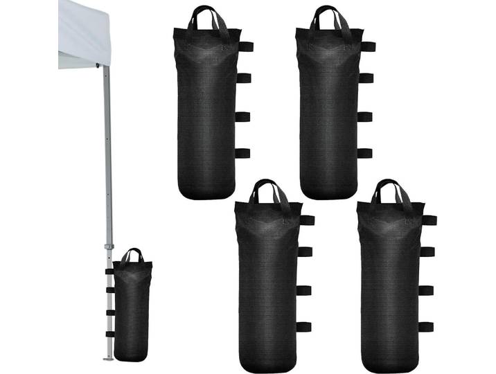 4er Set Pavillon Gewichte 800D Oxford Sandsäcke Beschwerung Outdoor