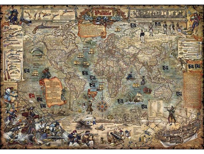 Heye Puzzel Pirate World 2000 - Puzzel - 2000 stukjes