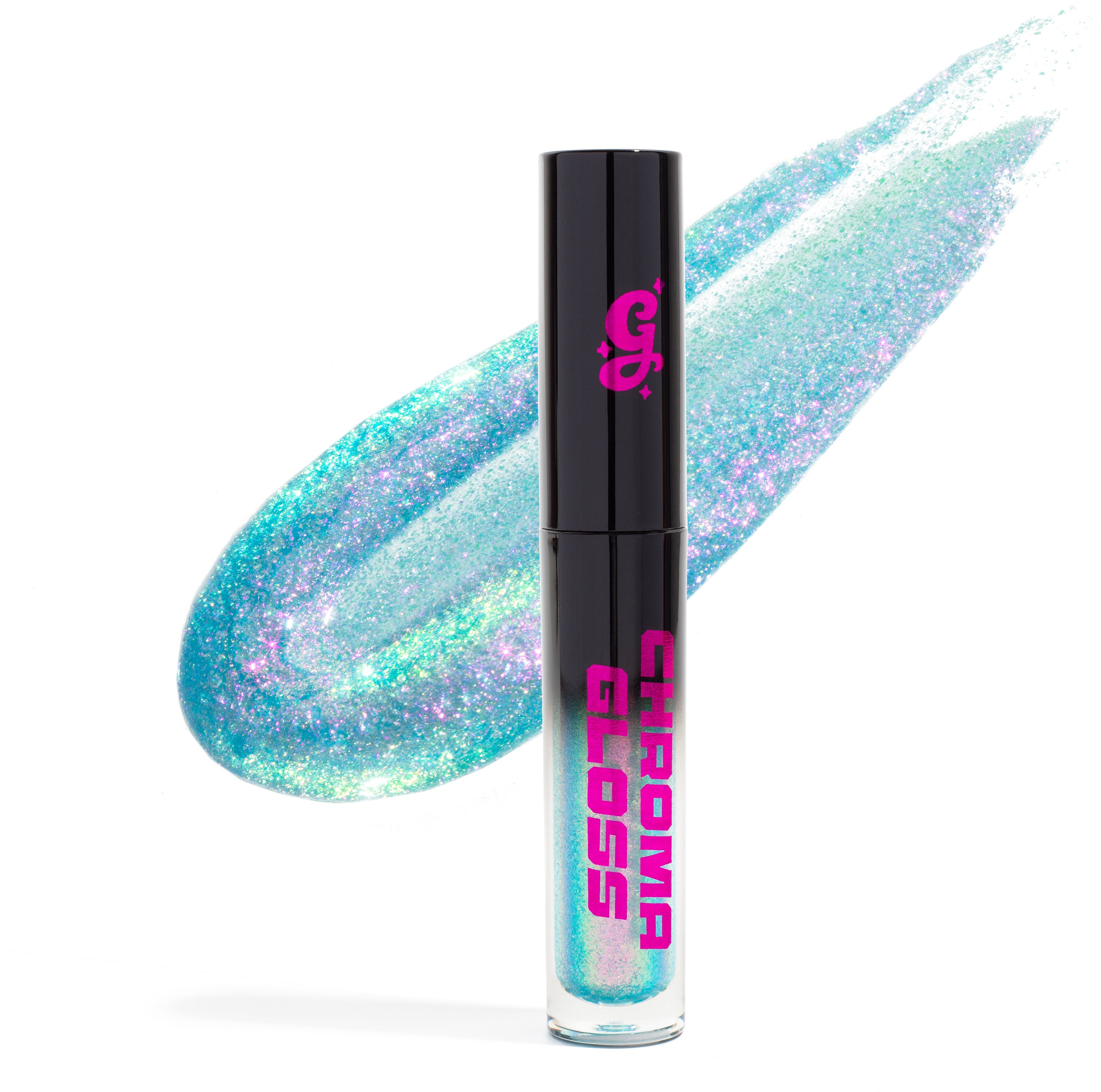 Stella Chroma Gloss (Blue/Pink) - Multichrome Lip Gloss - Glisten Cosmetics