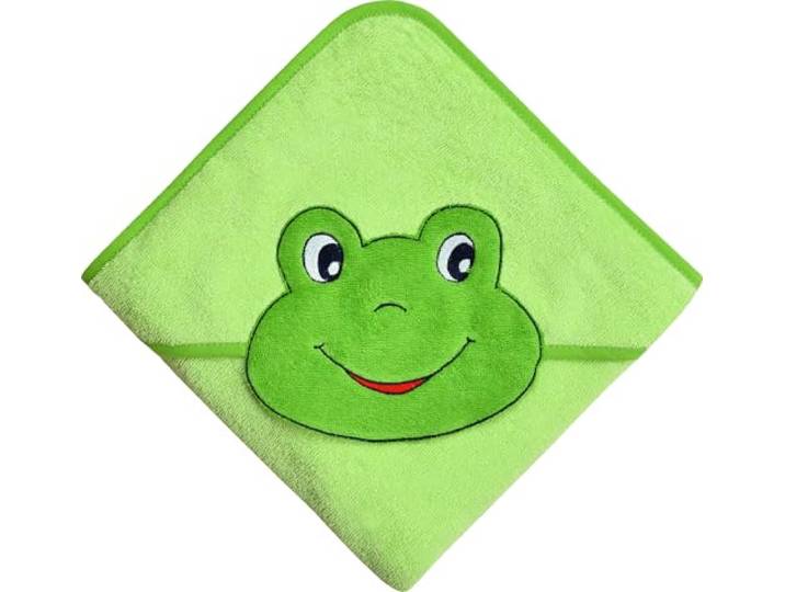Wörner Lätzchen Frosch Frottier Limonengrün