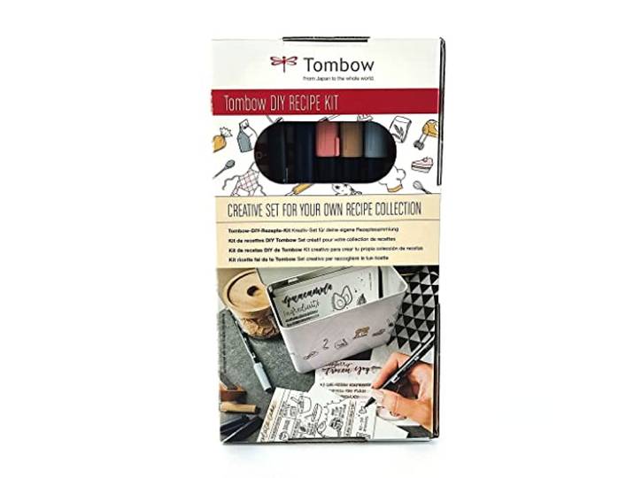 Tombow PRECIPE-SET creatieve set voor zelfgemaakte etiketten, neutraal