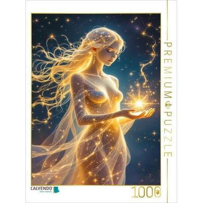 CALVENDO Puzzle Jungfrau - Die Hüterin des Lichts | 1000 Teile Lege-Größe 64x48cm Foto-Puzzle für glückliche Stunden