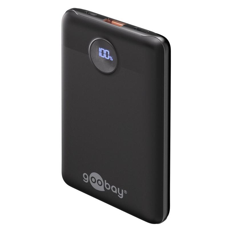 Goobay Powerbank Kompakt 10.000 mAh (10000 mAh, 18 W, 38.50 Wh) (65868)