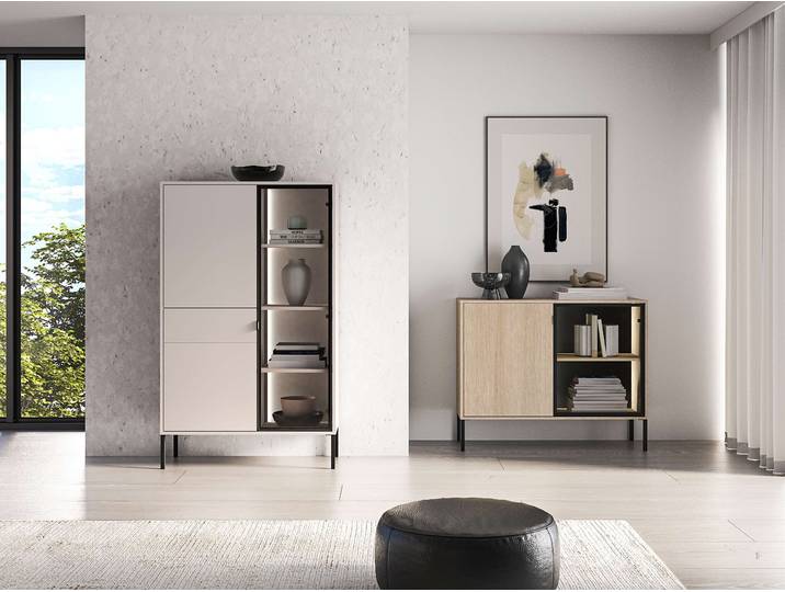 Wohnzimmer-Set Wohnzimmer Set 2-teilig – BARNEE