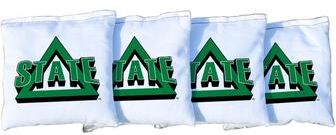 Skip's Garage Delta State DSU Statesmen White Cornhole Bags