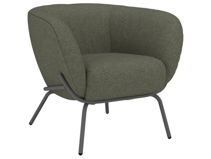 Sessel Neptune UrbanDesign / Farbe: Green / Bezugsmaterial: Stoff