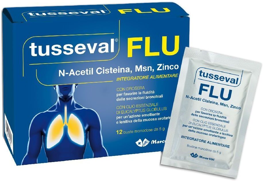 MARCO VITI FARMACEUTICI SpA Tusseval Flu, 12 Bustine