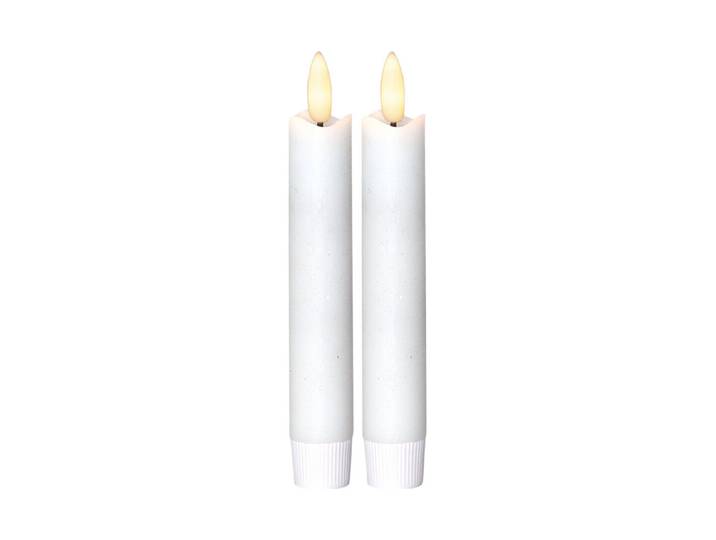 LED Kerze Dinner weiss