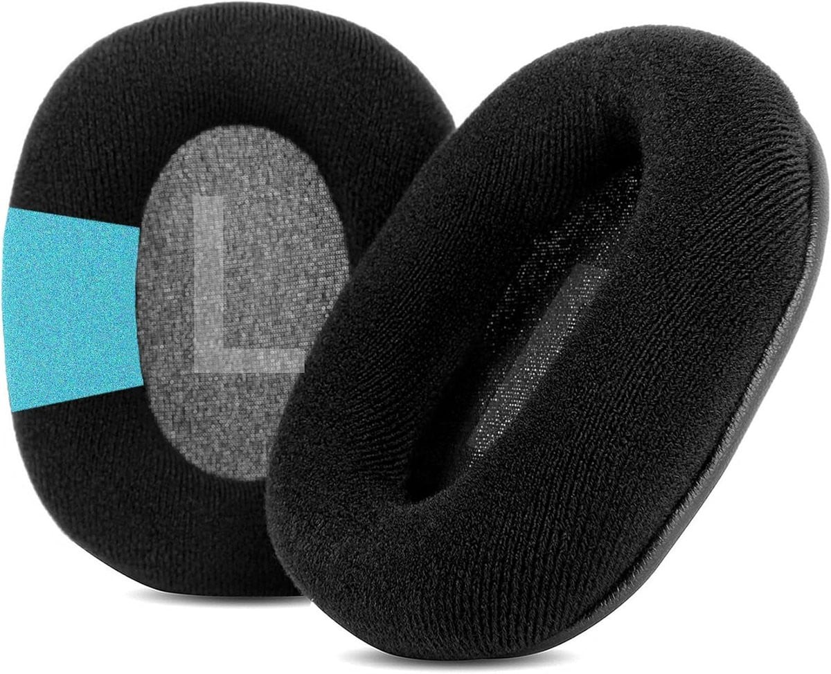 Vervangingsoorkussens compatibel met OneOdio A70 A71 Bluetooth hoofdtelefoon - Zwart velours