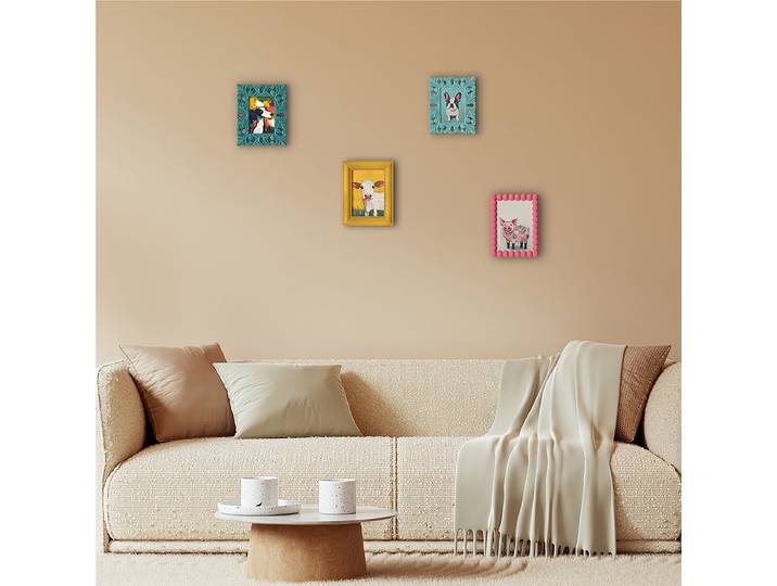 Bild Golden Calf Mischgewebe Multicolor 19 x 24 x 3cm