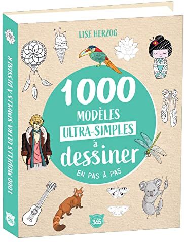 1.000 modèles ultra simples à dessiner en pas à pas - Preis vom 09.10.2026 07:28:09 h