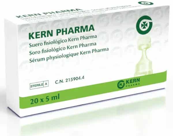 Kern Pharma suero fisiológico estéril monodosis 20x5ml