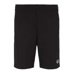 EA7 für Herren. 8NPS65_PJVRZ Schwarze Modern Fit Shorts (XXS), Lässig, Sportlich, Baumwolle, Multisport